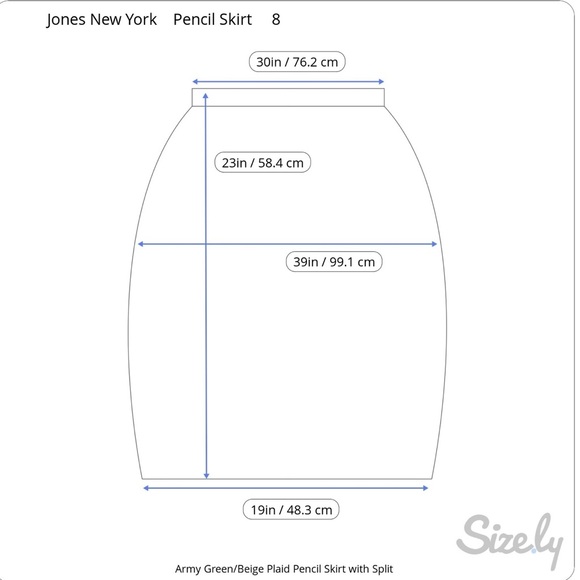 Jones New York Vintage Plaid Green/Beige Short Sleeve Suit - Picture 6 of 12